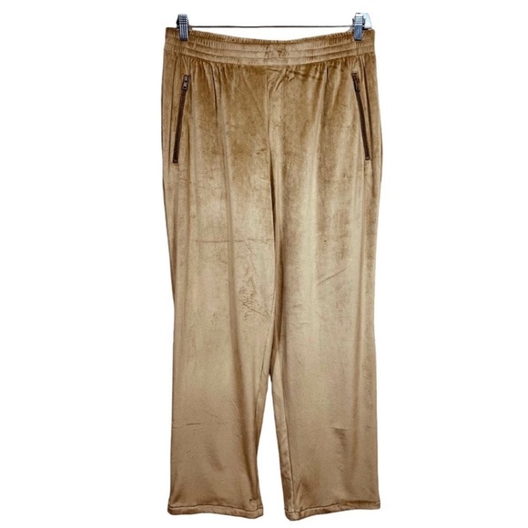 SKIMS Velour Track Pants Gold Womens size 2XL - Picture 3 of 9